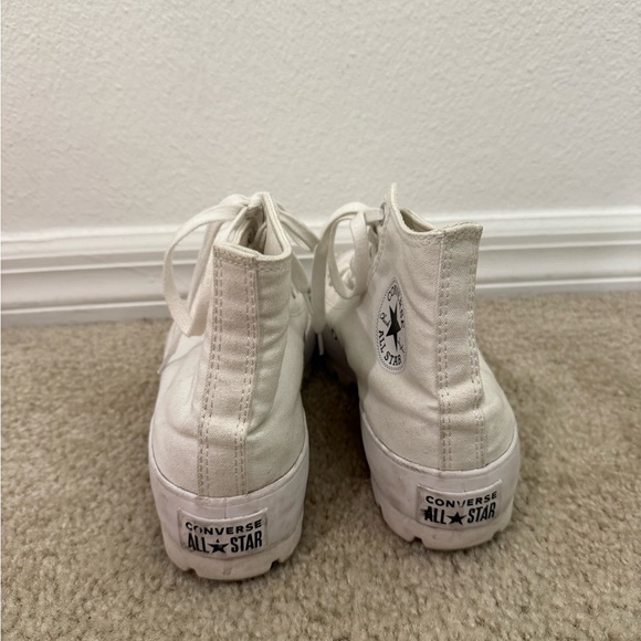 Converse White High-Top Sneakers - Picture 4 of 5